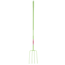 RED GORILLA® 4 PRONG MANURE FORK STRAIGHT HANDLE PISTACHIO