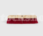 MED/STIFF RED PVC BROOM 18"