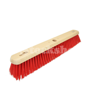 MEDIUM/STIFF RED PVC BROOM 24Inch MEDIUM/STIFF RED PVC BROOM 24Inch