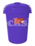 RED GORILLA® 80L PURPLE BIN
