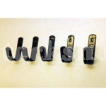 STUBBS GENERAL PURPOSE HOOK SET OF 5 BLACK