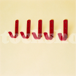 STUBBS GENERAL PURPOSE HOOK SET OF 5 RED