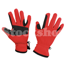 FLEECE RIDING GLOVES RED EXTRA LARGE FLEECE RIDING GLOVES RED EXTRA LARGE
