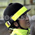 EQUISAFETY REFLECTIVE HAT BAND YELLOW