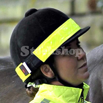 EQUISAFETY REFLECTIVE HAT BAND YELLOW EQUISAFETY REFLECTIVE HAT BAND YELLOW