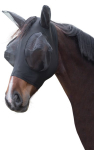 FINO STRETCH FLY MASK BLACK PONY