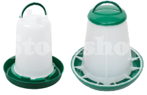 Economy Green & White Feeders