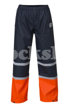 Tuffbak Over Trousers Orange & Navy