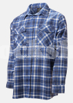 BETACRAFT® BRUSHED COTTON LONG SLEEVE SHIRT BLUE CHECK SMALL