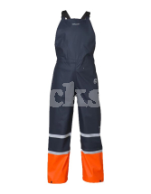 BETACRAFT® TUFFBAK BIB OVER TROUSERS ORANGE & NAVY SIZE 10 BETACRAFT® TUFFBAK BIB OVER TROUSERS ORANGE & NAVY SIZE 10