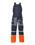 BETACRAFT® TUFFBAK BIB OVER TROUSERS ORANGE & NAVY SIZE 14