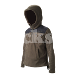 BETACRAFT® Q/JUNIORS FLEECE BUSHSHIRT DARK KHAKI/BLK 12