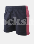 BETACRAFT® STATION SHORTS 3" UNISEX DARK NAVY/HOT PINK 34"
