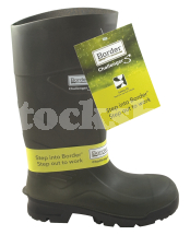 BORDER CHALLENGER SAFETY BOOT GREEN SIZE 8 (42)