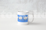 EWENICE THE SHEEP<sup>(TM)</sup> MUG BLUE