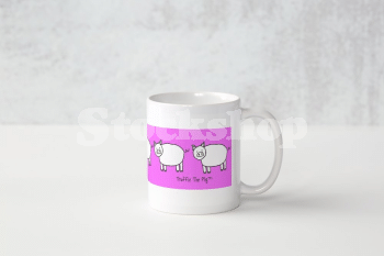 TRUFFLE THE PIG<sup>(TM)</sup> MUG PINK TRUFFLE THE PIG<sup>(TM)</sup> MUG PINK