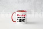 "WARNING" MUG