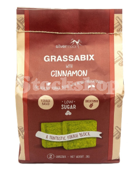 SILVERMOOR GRASSABIX WITH CINNAMON 1KG TWIN PACK SILVERMOOR GRASSABIX WITH CINNAMON 1KG TWIN PACK