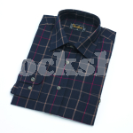 SHIRTMASTER ROMSEY SHIRT NAVY LARGE
