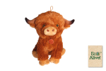 MEDIUM SOFT HIGHLAND COW, 20CM