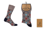 BARTLEBY® COMFORT TOP SOCKS 6-11 COUNTRY STAG