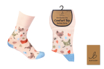 BARTLEBY® COMFORT TOP SOCKS 4-8 FARM CHICKENS