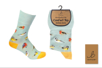 BARTLEBY® COMFORT TOP SOCKS 4-8 GARDEN BIRDS