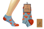 BARTLEBY® TRAINER SOCKS 4-7 HIGHLAND COW
