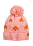BARTLEBY® BOBBLE HAT PINK HIGHLAND COW