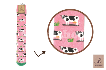 BARTLEBY® FUNKY WELLY SOCK 4-8 GRAZING COW BARTLEBY® FUNKY WELLY SOCK 4-8 GRAZING COW