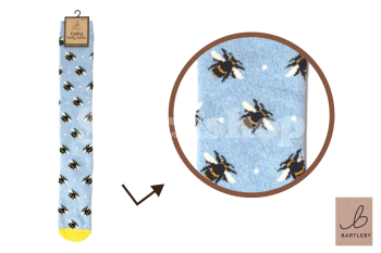 BARTLEBY® FUNKY WELLY SOCK 4-8 BUMBLE BEES BARTLEBY® FUNKY WELLY SOCK 4-8 BUMBLE BEES