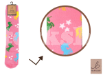 BARTLEBY® CHILDS FUNKY WELLY SOCK MYSTICAL UNICORNS 6-8