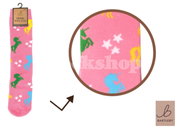 BARTLEBY® CHILDS FUNKY WELLY SOCK MYSTICAL UNICORNS 12.5-3 BARTLEBY® CHILDS FUNKY WELLY SOCK MYSTICAL UNICORNS 12.5-3