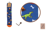 BARTLEBY® CHILDS FUNKY WELLY SOCK LITTLE DINOS 12.5-3