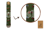 BARTLEBY® FUNKY WELLY SOCK 6-11 RETRO TRACTOR