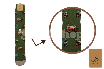 BARTLEBY® FUNKY WELLY SOCK 6-11 RETRO TRACTOR BARTLEBY® FUNKY WELLY SOCK 6-11 RETRO TRACTOR