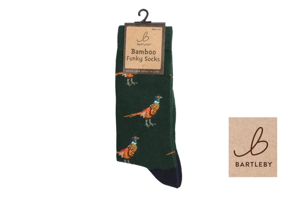 Funky Bamboo Socks BARTLEBY FUNKY BAMBOO SOCK 4 7 PHEASANT Stockshop funky-bamboo-socks-bartleby-funky-bamboo-sock-4-7-pheasant-stockshop