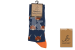 BARTLEBY® FUNKY BAMBOO SOCK 4-7 HIGHLAND COW