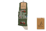 BARTLEBY® FUNKY BAMBOO SOCK 6-11 RETRO TRACTOR