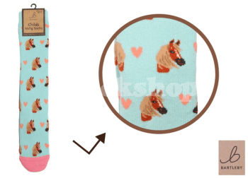 BARTLEBY® CHILDS FUNKY WELLY SOCK LOVE HORSES 9-12 BARTLEBY® CHILDS FUNKY WELLY SOCK LOVE HORSES 9-12