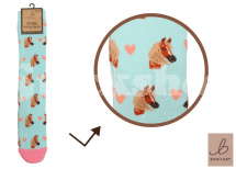 BARTLEBY® CHILDS FUNKY WELLY SOCK LOVE HORSES 12.5-3 BARTLEBY® CHILDS FUNKY WELLY SOCK LOVE HORSES 12.5-3