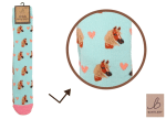 BARTLEBY® CHILDS FUNKY WELLY SOCK LOVE HORSES 12.5-3
