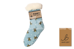 BARTLEBY® FUNKY COSY SOCK 4-8 BUMBLE BEES