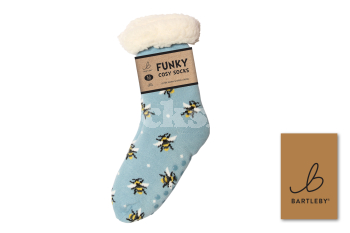 BARTLEBY® FUNKY COSY SOCK 4-8 BUMBLE BEES BARTLEBY® FUNKY COSY SOCK 4-8 BUMBLE BEES