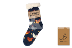 BARTLEBY® FUNKY COSY SOCK 4-8 COLOURFUL CHICKEN
