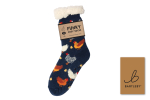 BARTLEBY® FUNKY COSY SOCK 4-8 COLOURFUL CHICKEN