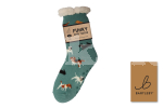BARTLEBY® FUNKY COSY SOCK 4-8 DOGGY DIVAS