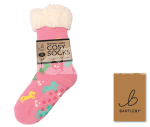 BARTLEBY® CHILDS FUNKY COSY SOCK MYSTICAL UNICORNS 9-1.5