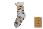 BARTLEBY® FUNKY COSY SOCK 4-8 HEDGEHOG