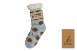 BARTLEBY® FUNKY COSY SOCK 4-8 HEDGEHOG